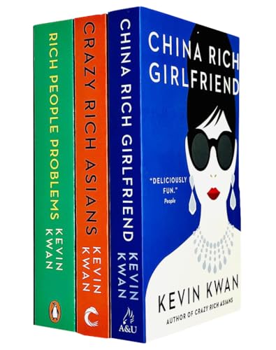 Kevin Kwan Crazy Rich Asians Trilogy Collection 3 Books Set Pack (Crazy Rich Asians, China Rich Girlfriend, Rich People Problems)